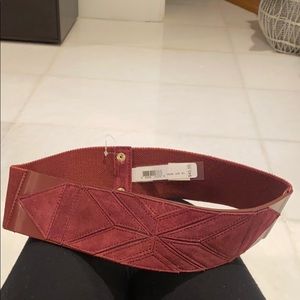 Nordstrom suede and leather thick belt size M/L